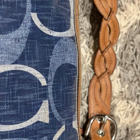 Coach Denim and Leather Hobo Bag - Picture 5 of 8